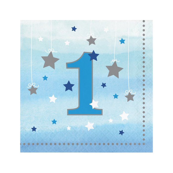 16 Serviettes Premier Anniversaire Garcon One Little Star 33 X 33 Cm Achat Vente Serviette Jetable Soldes Sur Cdiscount Des Le Janvier Cdiscount