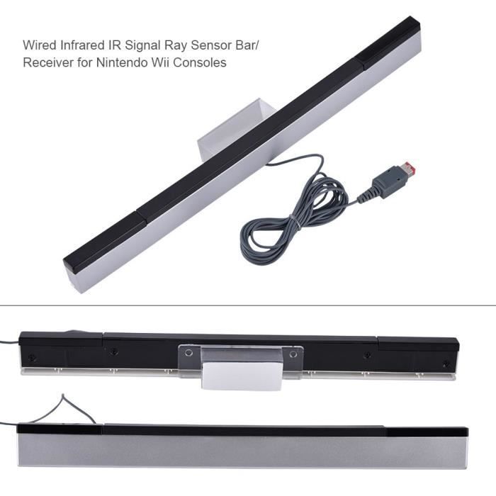 Capteur / barrette de capteur de rayons de signal infrarouge filaire pour consoles Wii-CHE