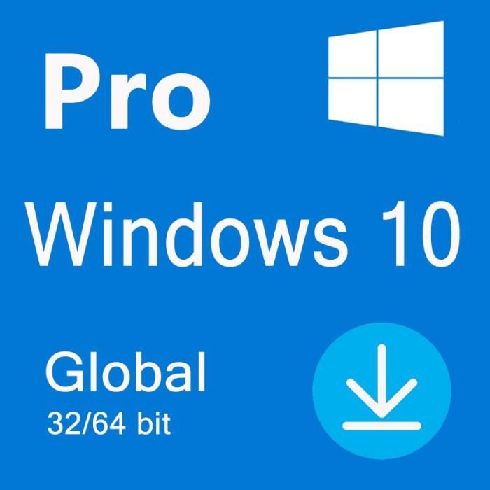 100% de travail | Clé de licence authentique Windows 10 Pro Key 32 / 64bit | Livraison instantanée Activer la durée de vie de l'acti