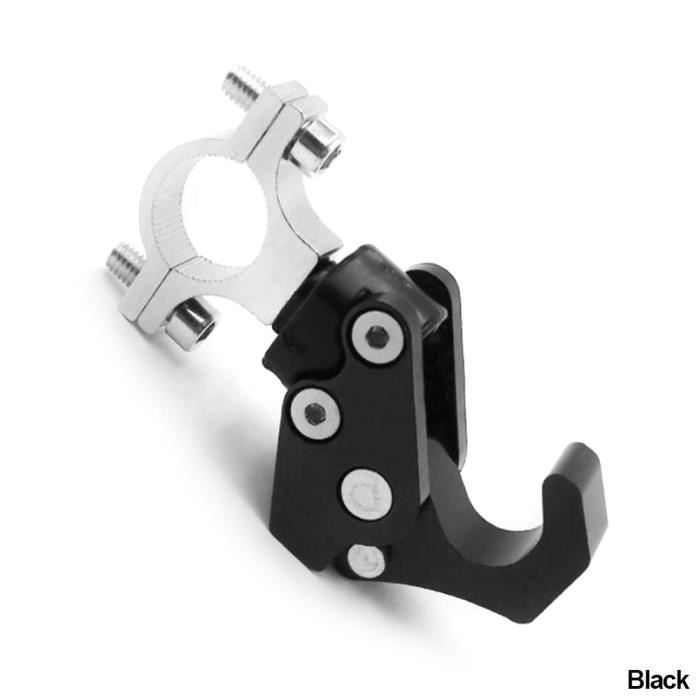 Crochet De Rangement Pliable Pour Vespa GTS300/GTV - Aluminium, Noir, Neuf Avec Garantie