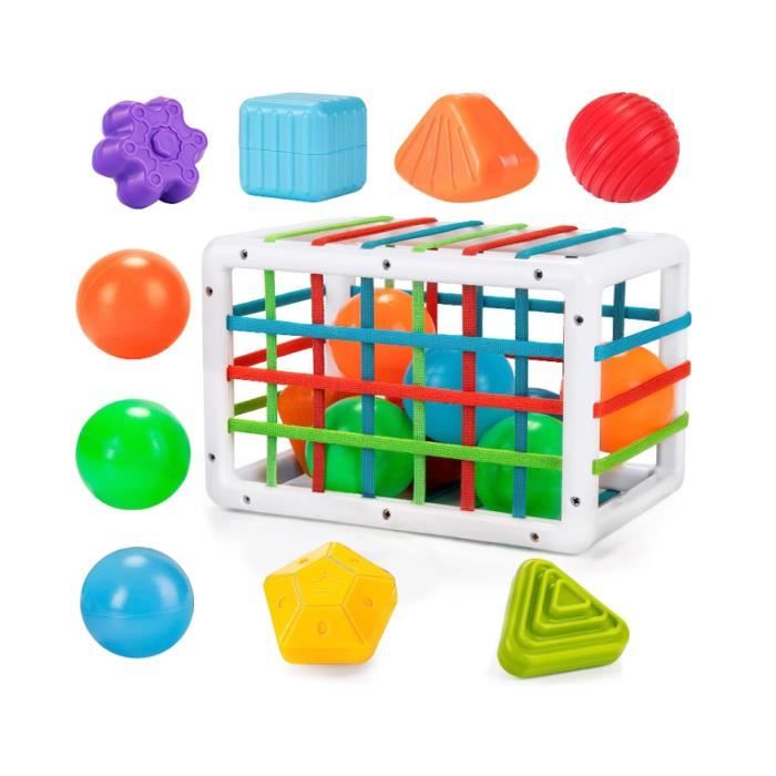 Jouet Bebe 1 2 Ans, Jeu de tri 6 9 12 18 Mois Bébé, Cube d'activité de  Développement, Jeux Educatif Enfant Jouet Sensoriel, - Cdiscount Jeux -  Jouets