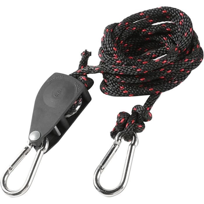 Stübben Sangle En Corde Avec Boucles à Rouleaux Inox – Anti-Glisse, Respirante Et Lavable
