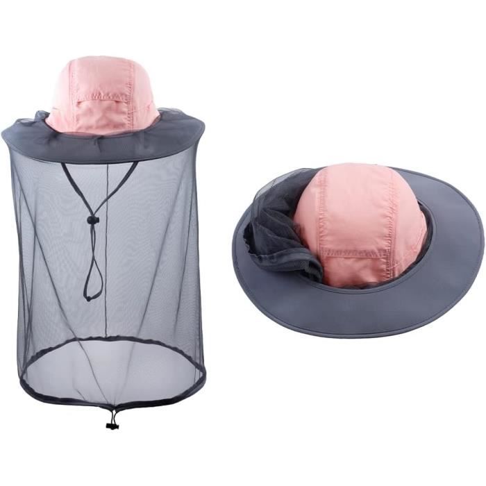 Chapeau Moustiquaire pour Camping et Randonnée Cote dIvoire
