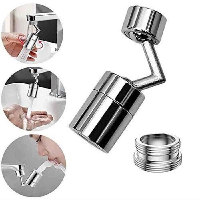 Filtre à Eau Robinet Universel - 10 Cartouches, Tête 360°, Anti-calcaire - Pour Cuisine Et Salle De Bain