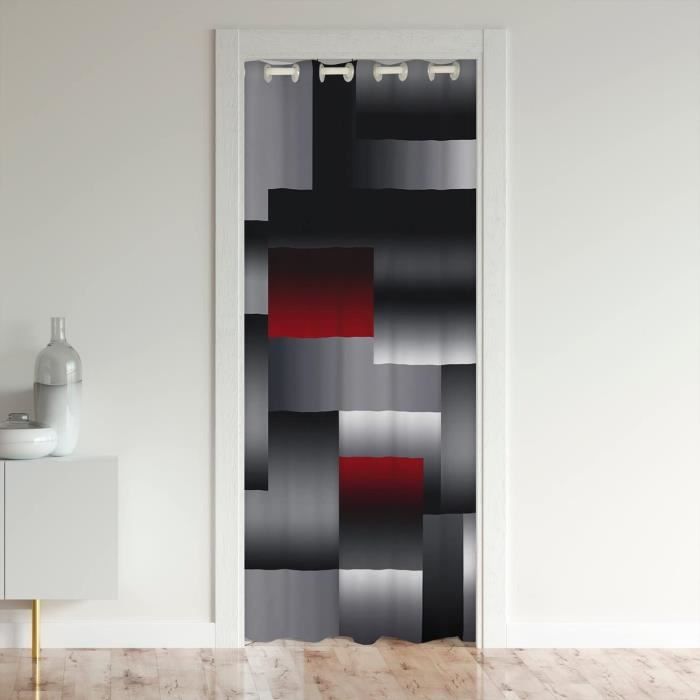 Rideau De Porte Halloween Effrayant - 100x180 Cm - Polyester - Pour Décoration Intérieur/extérieur