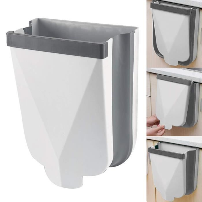 Poubelle cuisine pliable porte kitchen poubelle murale cuisine can pour