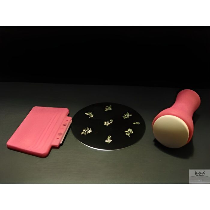 Kit start stamping nail art pour vernis konad Cdiscount Au quotidien
