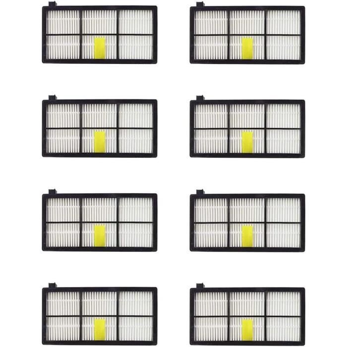 8 Filtres HEPA + 8 Filtres Mousse Compatibles Handy Force 2761 2759 - Filtration Puissante Pour Aspirateur Balai, Aspiration Performante & Durable