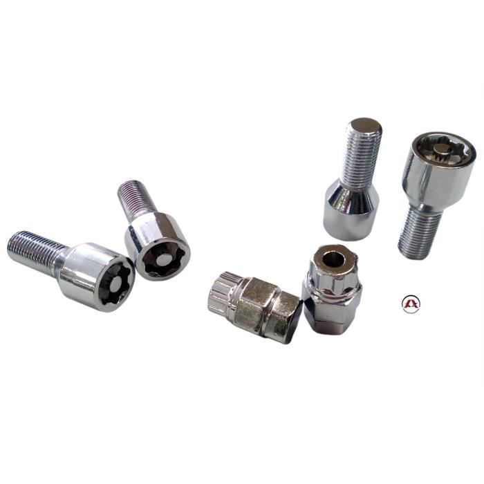 Lot De 4 Vis D'amortisseur Arrière VTT - M8 Longueurs 25 à 86 Mm - En Acier Haute Résistance - Pour VTT, Vélos électriques