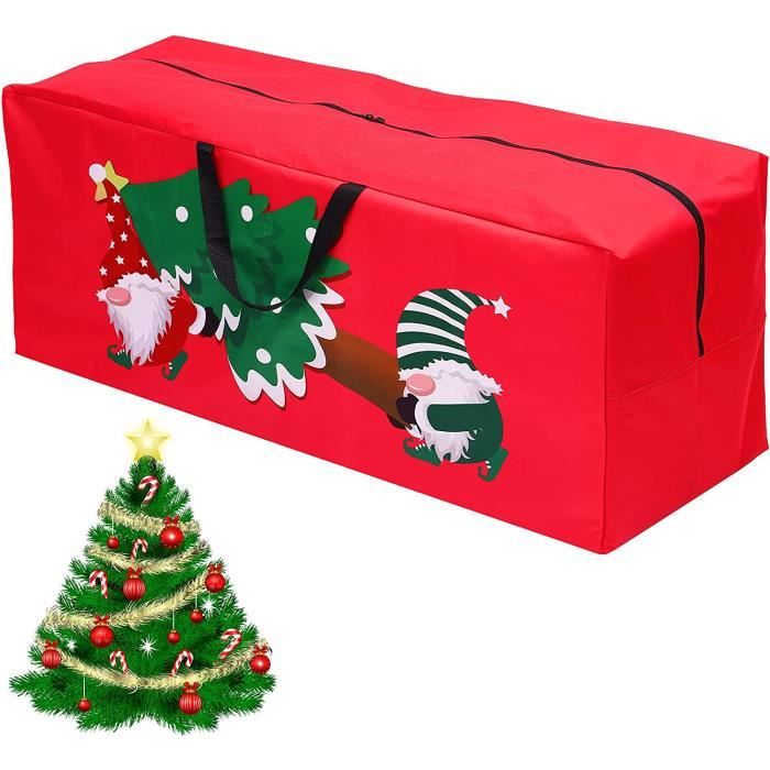 Sac de rangement pour sapin de Noël 9 pieds Avec double fermeture