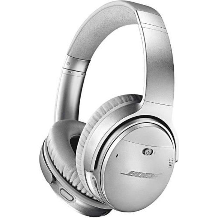 BOSE QuietComfort 35 II Argent - Casque Bluetooth avec micro & Suppression de bruit