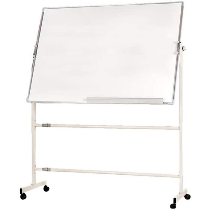 Tableau Blanc Mobile Magnétique Double FaceTableau Effaçable À Sec
