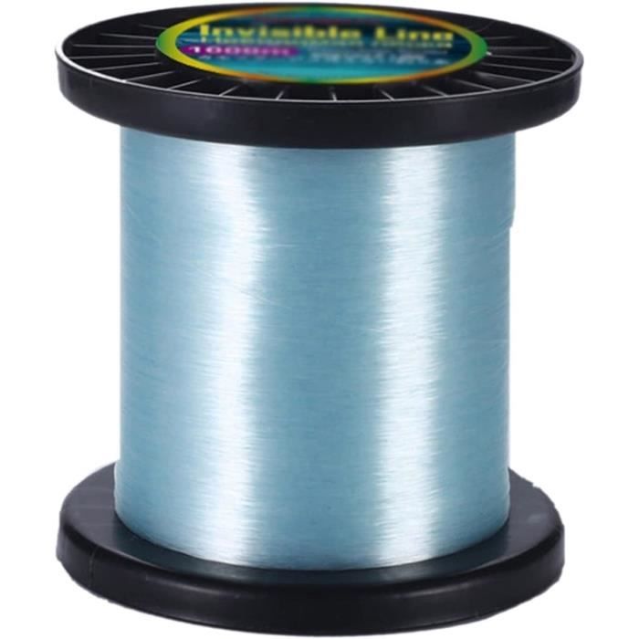 LLSIX Fil De Pêche Transparent Onofilaent En Nylon épais Pour La