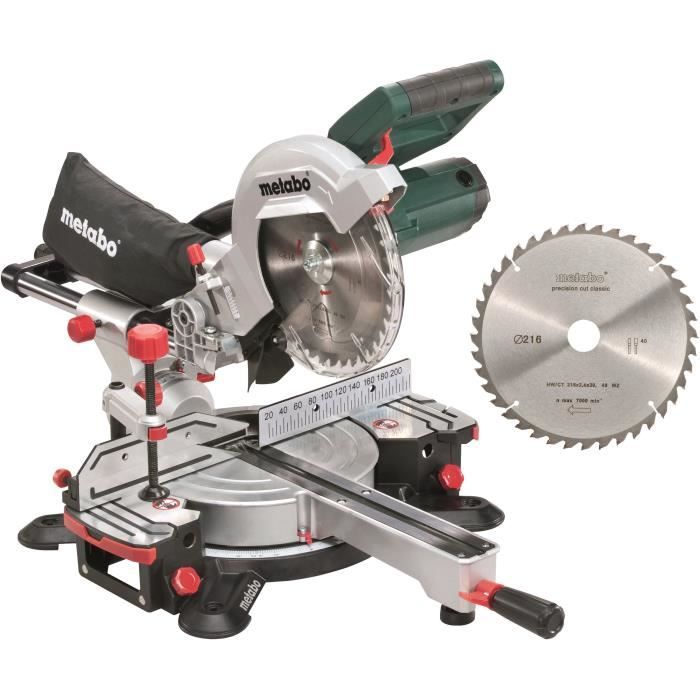 Scie à onglets METABO KGS 216 305 x 65 mm 216 x 30 mm