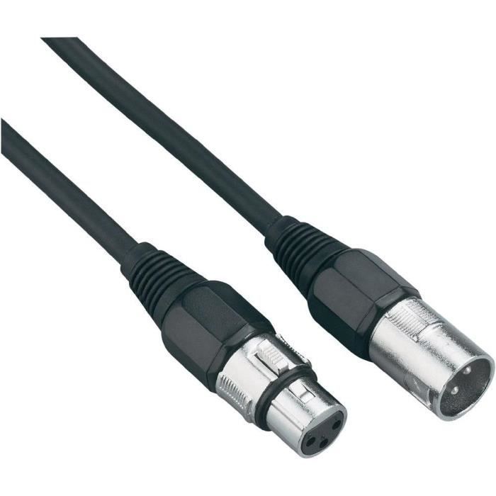 Câble Paccs pour enceinte Xlr Male/Femelle 10M Cdiscount Instruments de musique
