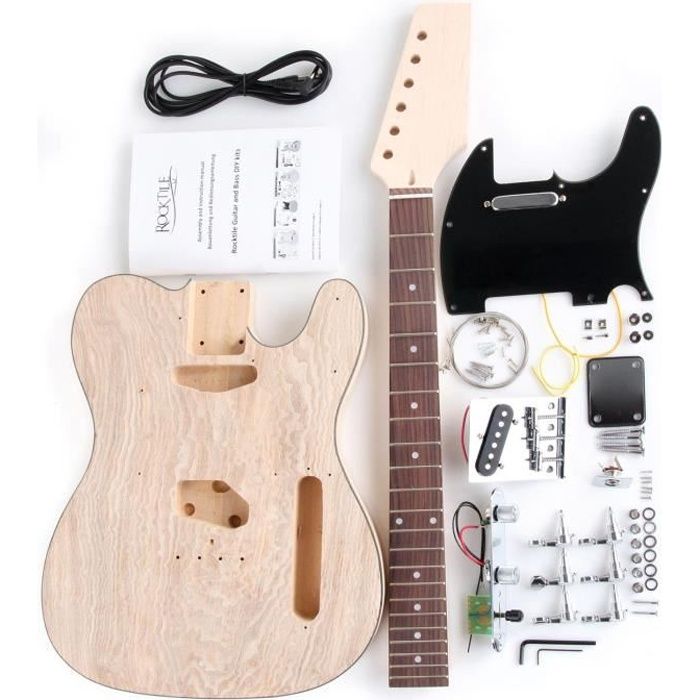 Rocktile Guitare électrique kit Style TL : Le Kit Parfait pour les Guitaristes en Herbe