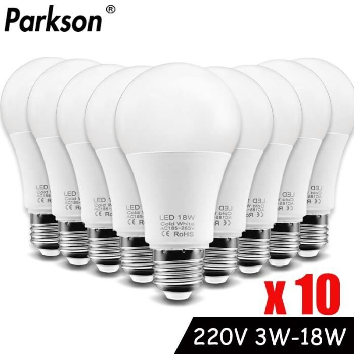 Ampoule LED CREE 5W, Culot E27, Lumière Blanc Chaud 2700-3000K - Neuf Sous Emballage, Consommation A+