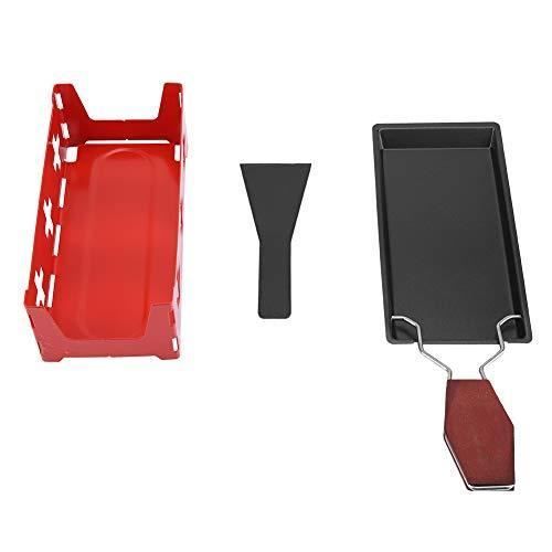 Cabilock 3 Pièces Poêles à Fondre En Bois Avec Poignée - Set Raclette Antiadhésif Comal Barbecue Pour Cuisine Maison Et Plein Air