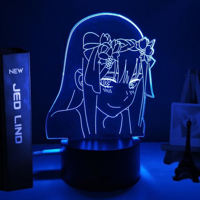 Anime 3d Lampe Zero Deux Figure Veilleuse Enfants Enfant Filles Chambre Decor Lumiere Manga Cadeau Veilleuse Lampe Cheri Es2108 Cdiscount Pret A Porter