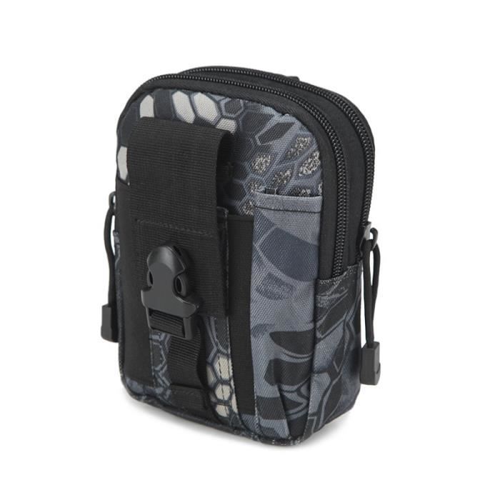 Sac de taille - Travel XL - Noir Fum, Gris Carbone - Forclaz - Décathlon