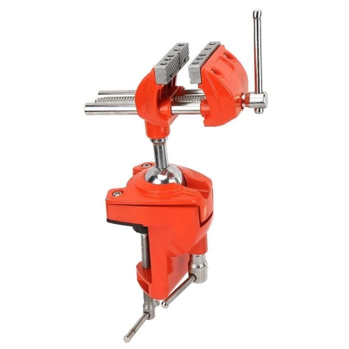 Étau d'atelier base rotative 50mm Annurssy - Réglable et rotatif