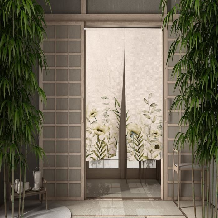 Rideau Court Izielad Moitié Blackout - 63x93cm, Style Campagnard | Pour Cuisine, Café, Porte De Placard