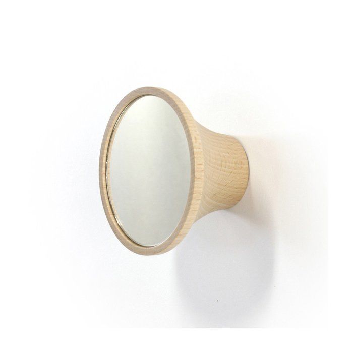 Patère ronde en bois de hêtre L5 cm 5 cm X X CaliCosy Transparent