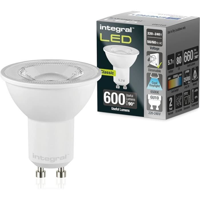 Ampoule LED GU10 Bleue - 20 MA, 230V, Angle 25°, 50 Mm - Lumière D'ambiance