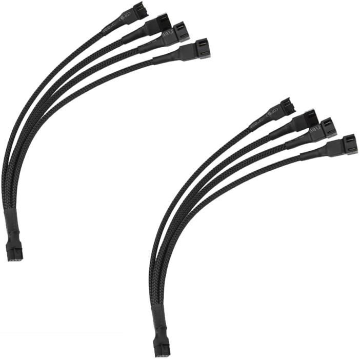 VUNIVERSUM – Lot 2 Câbles Interrupteurs RX – JR/Graupner – 15 Cm 26 AWG – Pour RC, Récepteur LED Lipo