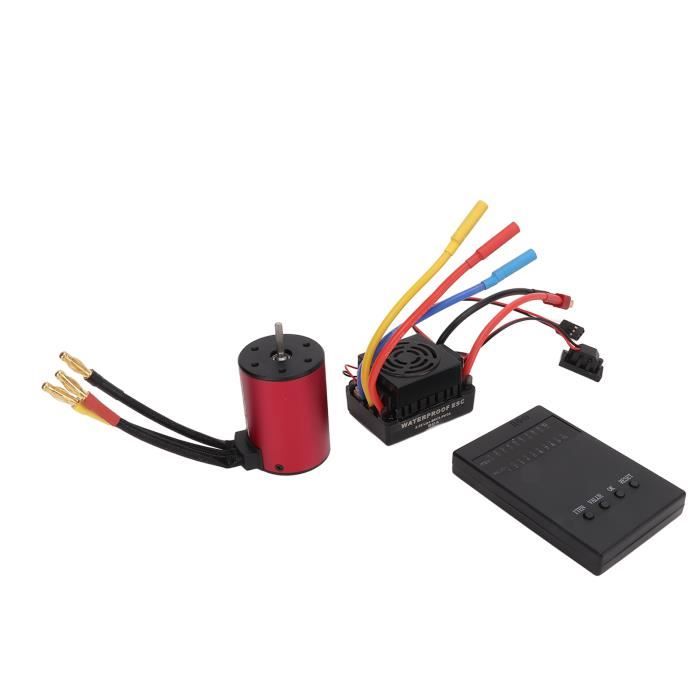YOSOO Moteur Brushless 3660 3300KV Moteur sans balais étanche RC 3660 3300KV 4 pôles avec