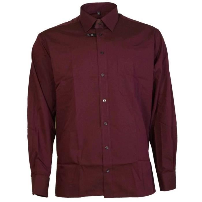 Eterna Eterna Chemise Homme Hemd Manches longues Modern Fit baie