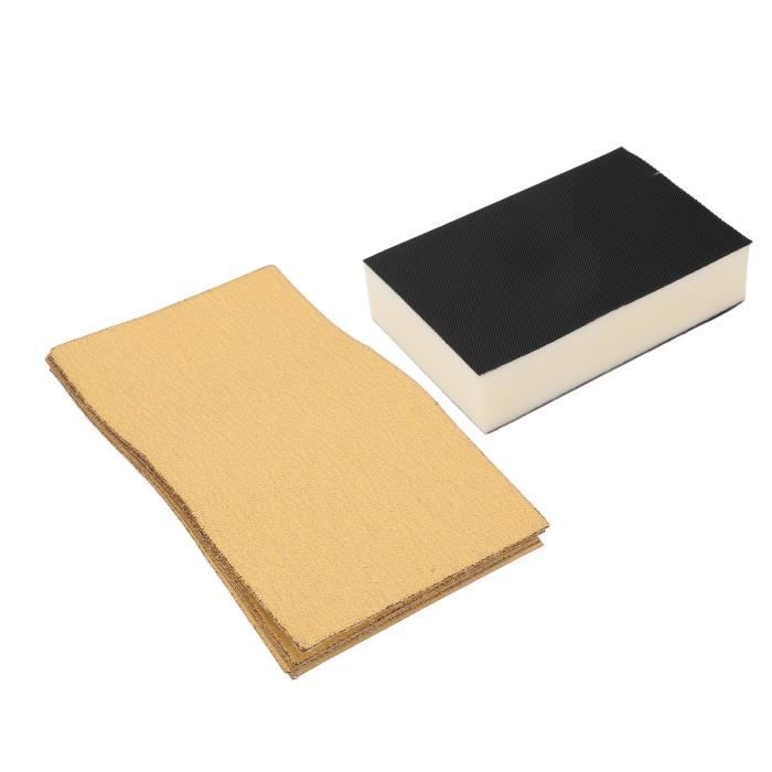 Bloc de ponçage à la main - VVIKIZY - Rectangulaire - 198 x 70 mm - Mousse PU - Auto-adhésif
