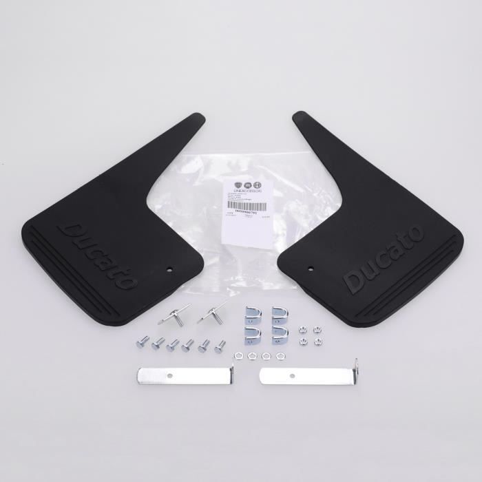 Bavettes Garde-Boue Avant Noires Pour Fiat Ducato, Citroën Boxer & Peugeot Relay Dès 2006 - Remplace 50901517 - Lot De 2