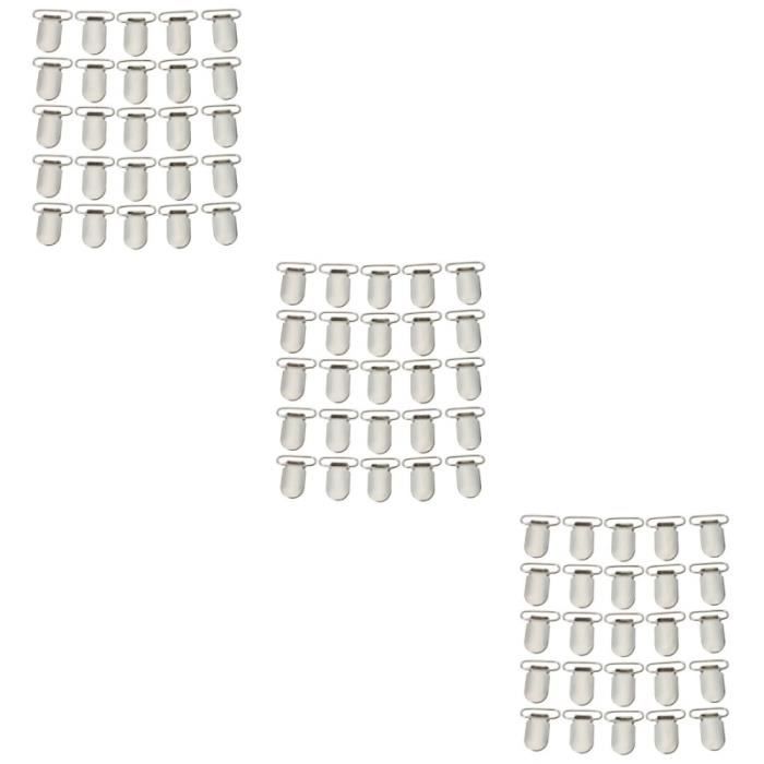 LIHAO 12 Pièces Pince à Sucette En Métal, Attaches-Sucettes Clips