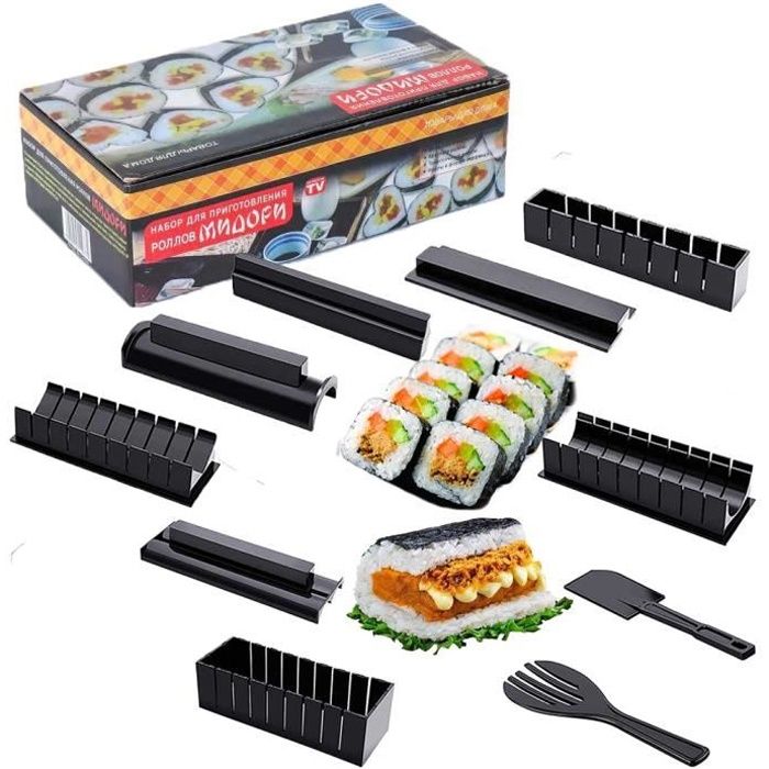 Triangle Moule Sushi, BKJJ 8 Pcs Moules Sushi Triangulaires, Boule de Riz  Moule, Onigiri Triangle Sushi, Sushi Maker Tool Set [73] - Cdiscount Maison