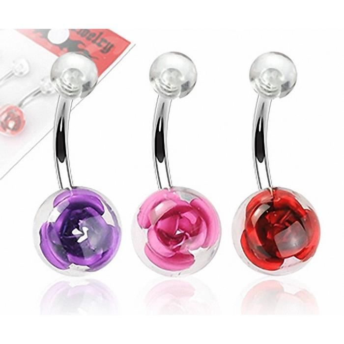 Lot De 3 Piercing Nombril Boules Acrylique Roses Cdiscount Au Quotidien Lot De 3 Piercing Nombril Boules Acrylique Roses Cdiscount Au Quotidien