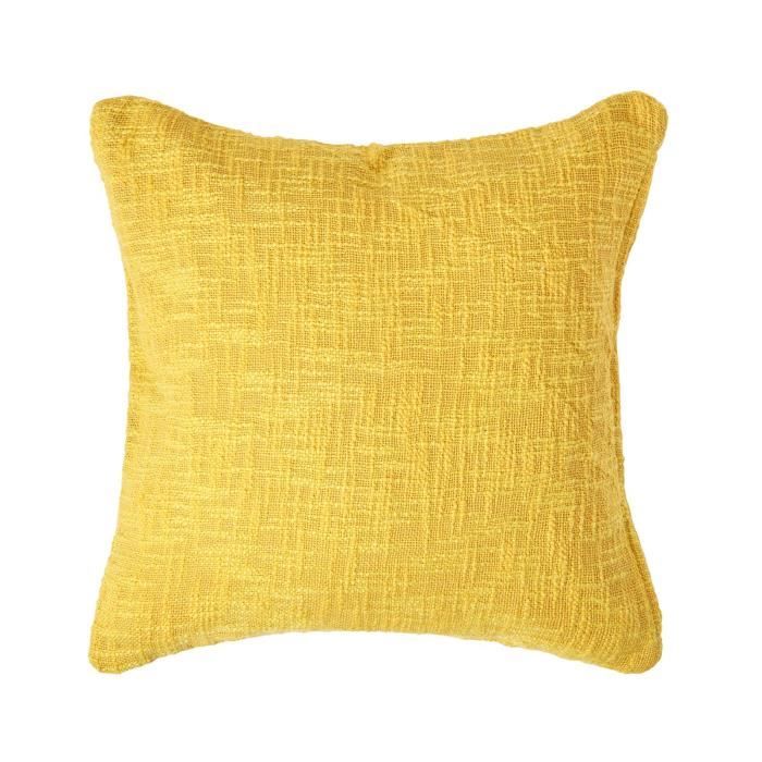 Housse de coussin Jaune Nirvana 45 x 45 cm Housse de coussin Jaune Nirvana 45 x 45 cm