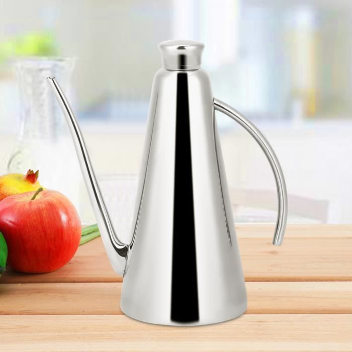 Huilière Conique En Verre Soufflé Classe Italy - 125 Ml Avec Système Anti-Gouttes - Pour Huile, Vinaigre - Idéale Cuisine & Table - 3