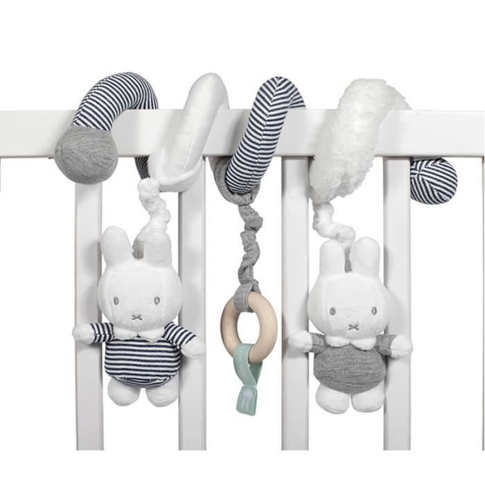 Spirale D Activites Miffy Mariniere 22cm Blanc Gris Mariniere Cdiscount Puericulture Eveil Bebe
