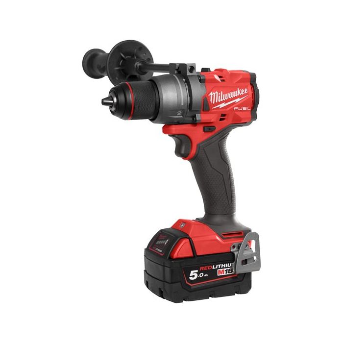 Milwaukee Perceuse visseuse M18 FDD3 502X Fuel GEN4.18V 158 Nm - avec 2 batteries 5.0 Ah - chargeur - HD BOX - 4933479863