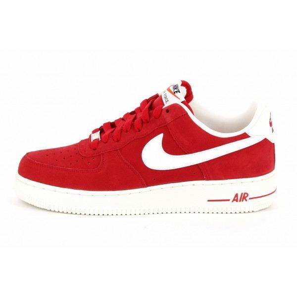 Basket Nike Air Force 1 Low - 48… Rouge - Cdiscount Chaussures