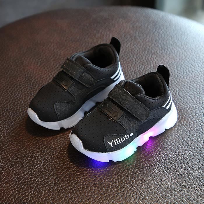 basket semelle lumineuse fille