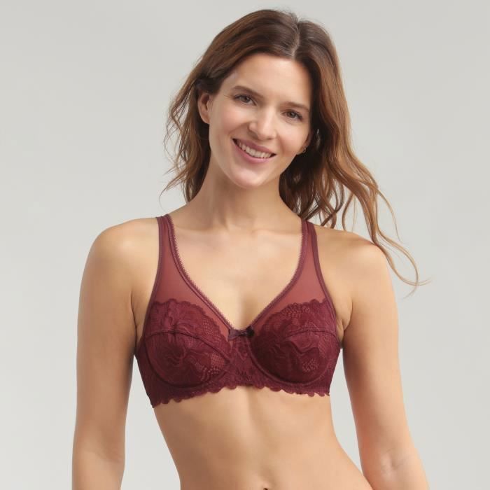 Dim Essentiels Soutien-Gorge Dim Sans Armatures Coton, Décolleté