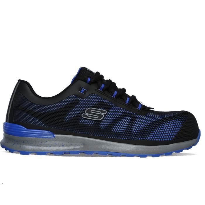 Skechers Basket de travail - Skechers - Bulklin Comp Toe - Homme - Bleu - Lacets