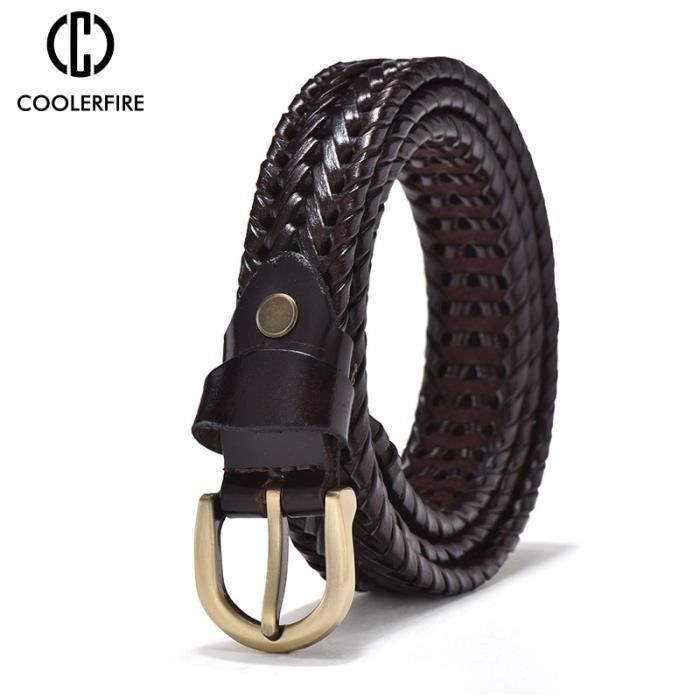 LaCeinture à Boucle Python Rouge Grenat - ceinture en cuir rouge | PAUL MARIUS