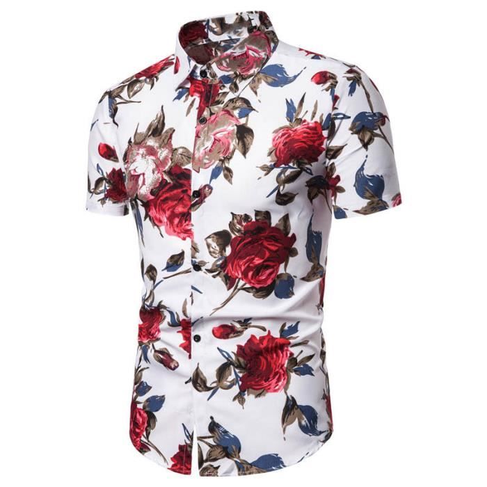 Chemise manches courtes imprimé ouverture boutonnée mazarine Bout'chou