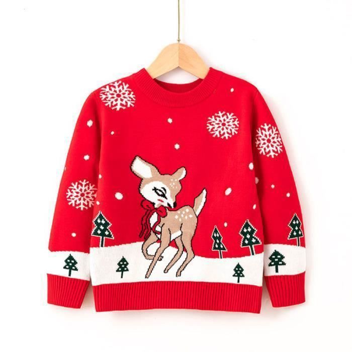Pull De Noël Pour Enfant - Taille 3-4 Ans, Couleur Gris Foncé, 100% Neuf Sans étiquette