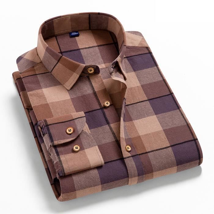 Chemise homme Field & Stream boutonnée à manches longues (à carreaux