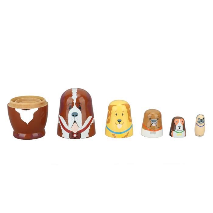 POUPEES RUSSES 5 PIECES POUPEE GIGOGNE - CLOD FRANCOIS