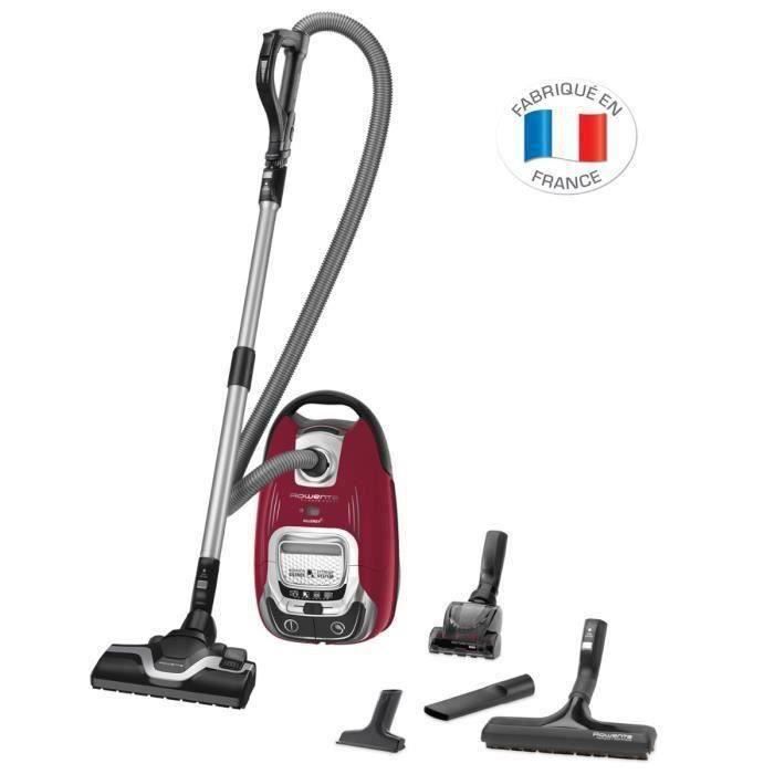 SHOT CASE - ROWENTA RO7473EA Aspirateur Avec Sac Silence Force - Silencieux et Performant - Capacité 4,5 L - Accessoires Poils